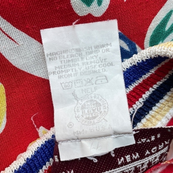 Castleberry Floral Tulips Lightweight Cardigan Sweater Red Blue Yellow Size 12 - Picture 9 of 10